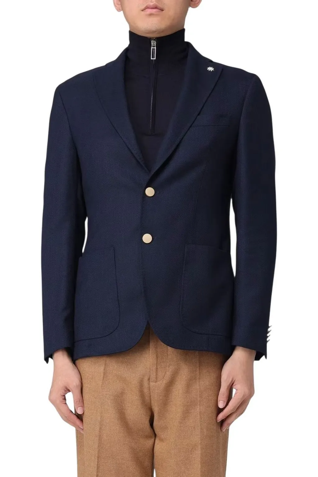 Manuel Ritz Single-Breasted Blazer