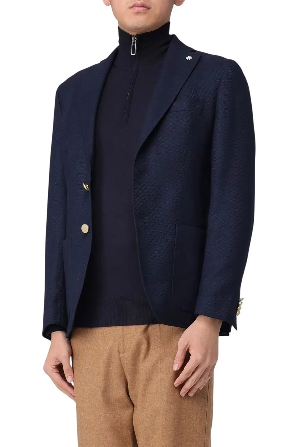 Manuel Ritz Single-Breasted Blazer