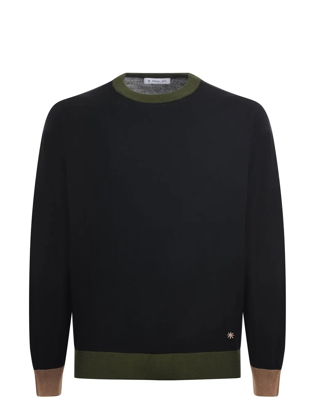 Manuel Ritz Contrast Trim Knitwear