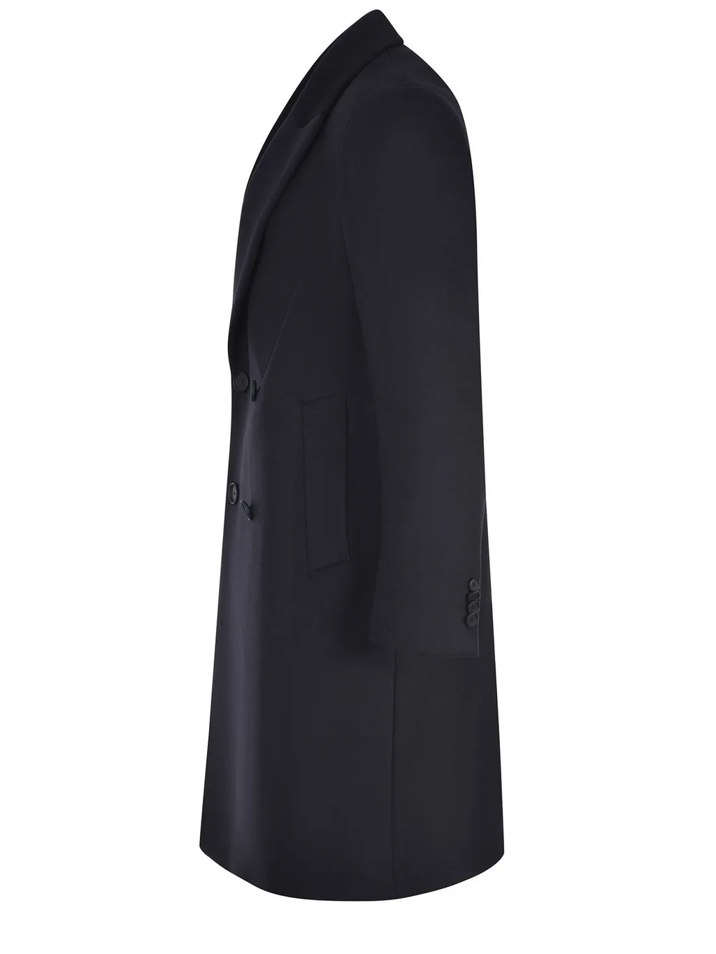 Manuel Ritz Double-Breasted Wool Coat