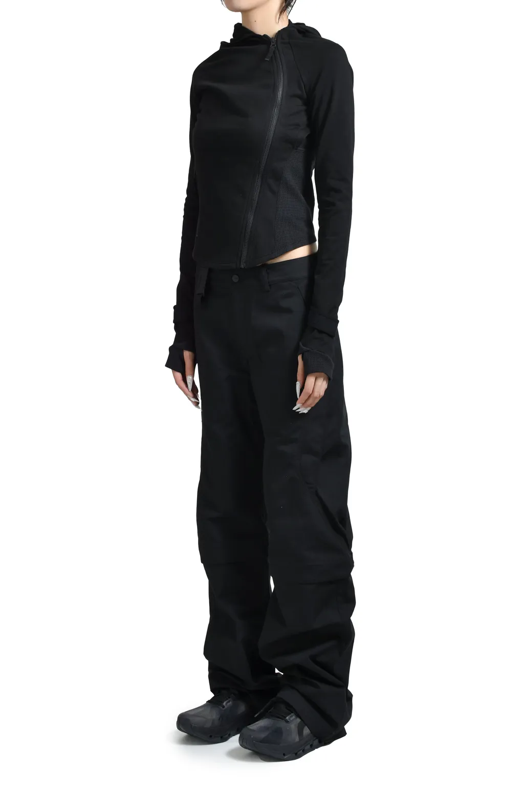 Convertible Moto Pants / Black
