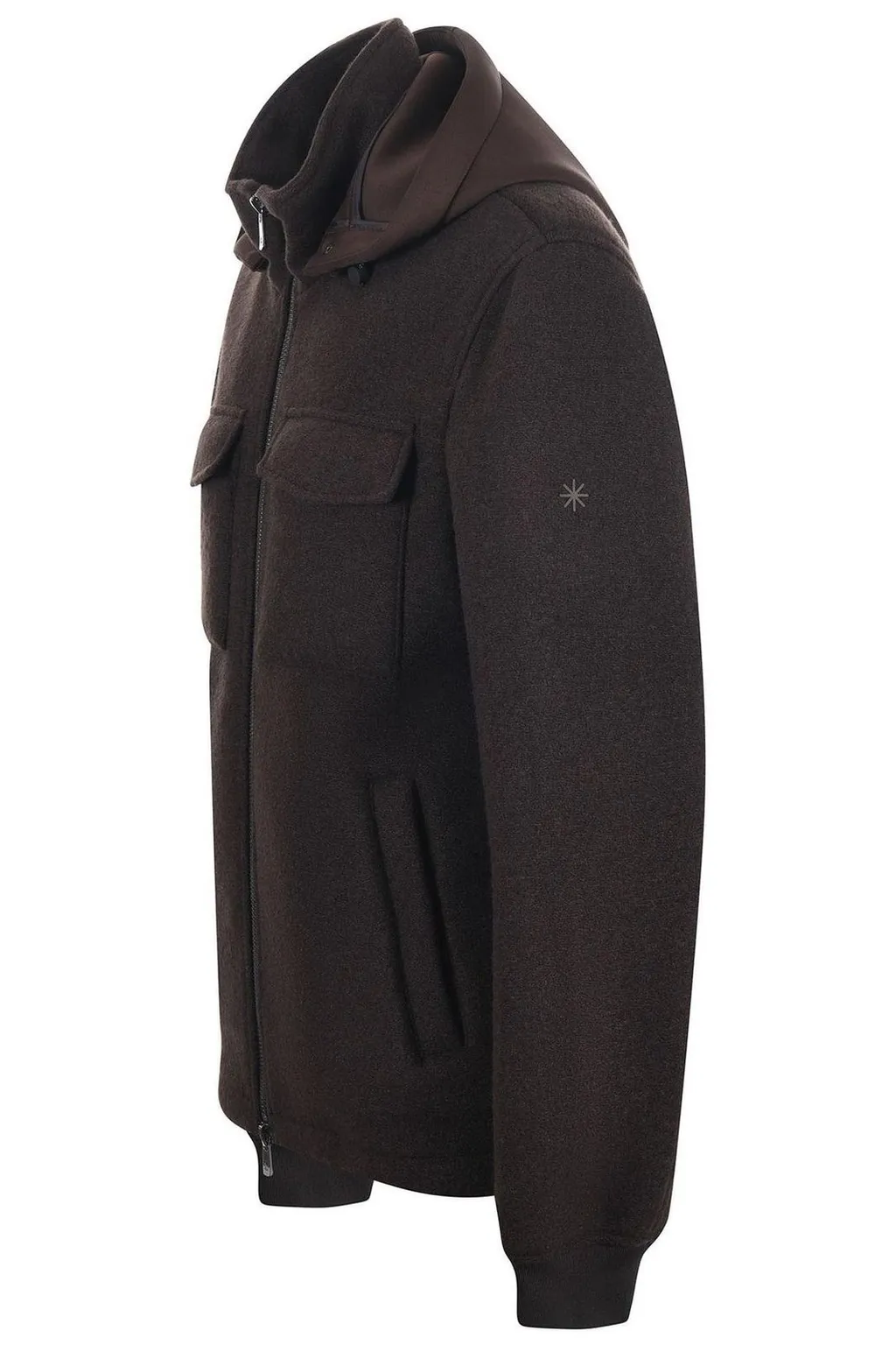 Manuel Ritz Hooded Zip-Up Jacket