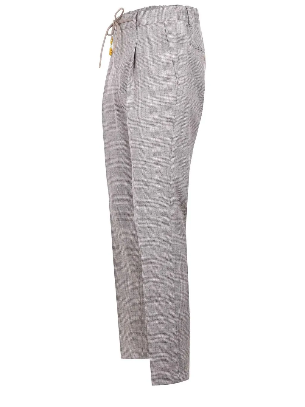 Manuel Ritz Prince Of Wales Drawstring Pants