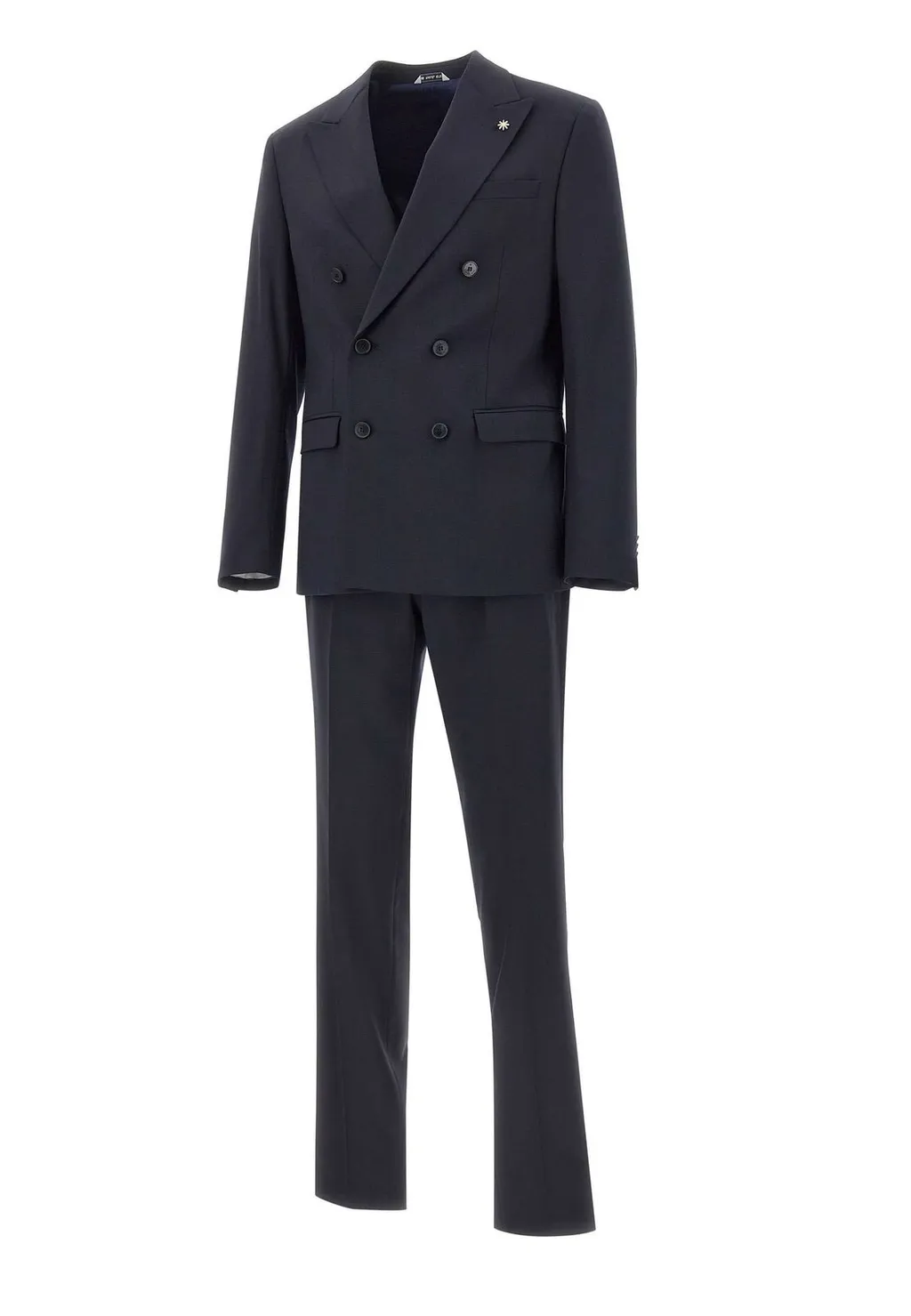 Manuel Ritz Double-Breasted Two-Piece Suit