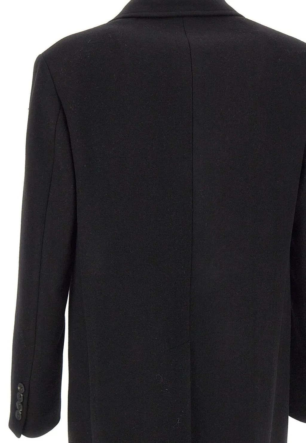 Manuel Ritz Notched Lapel Wool Coat