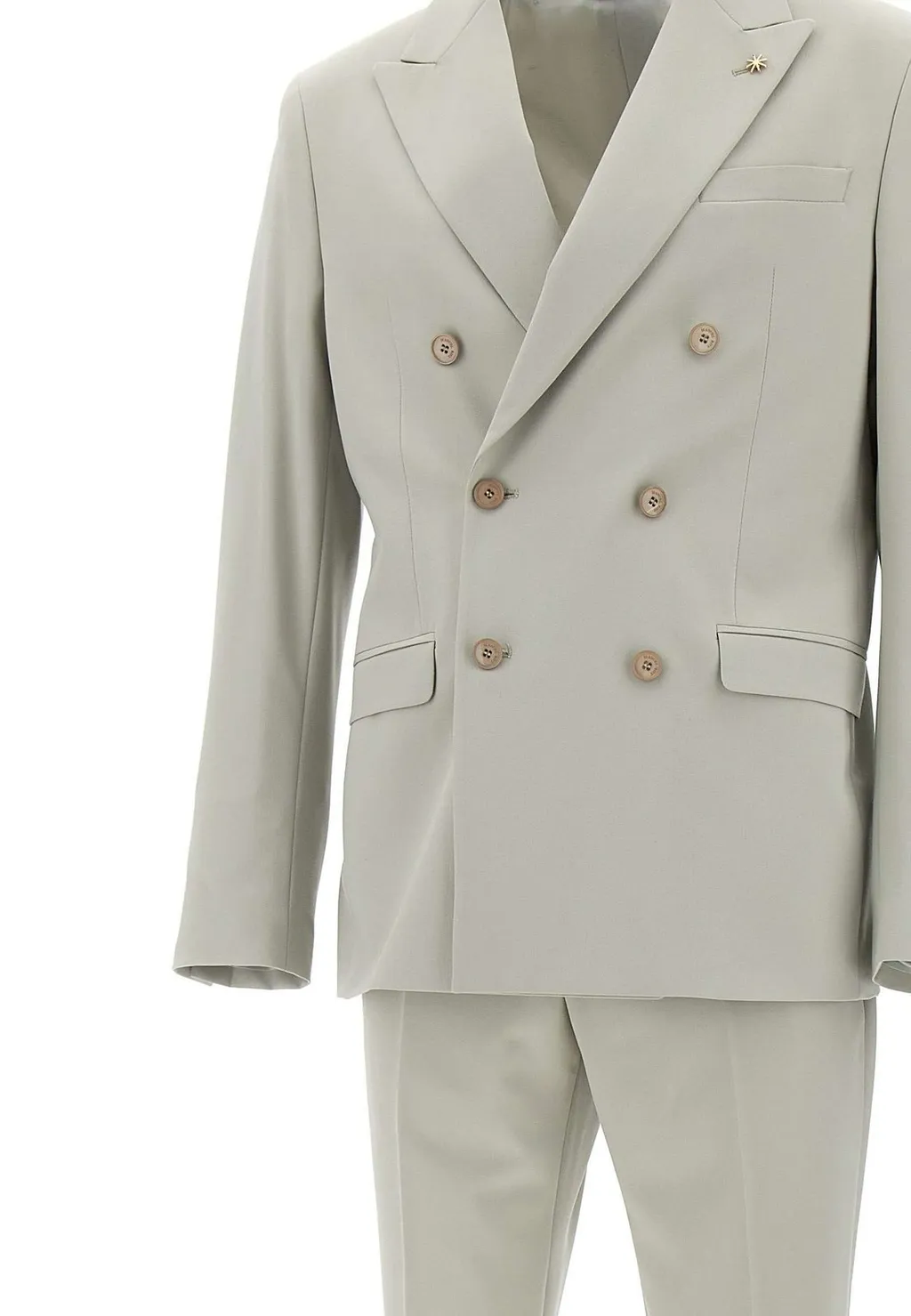 Manuel Ritz Double-Breasted Slim Suit