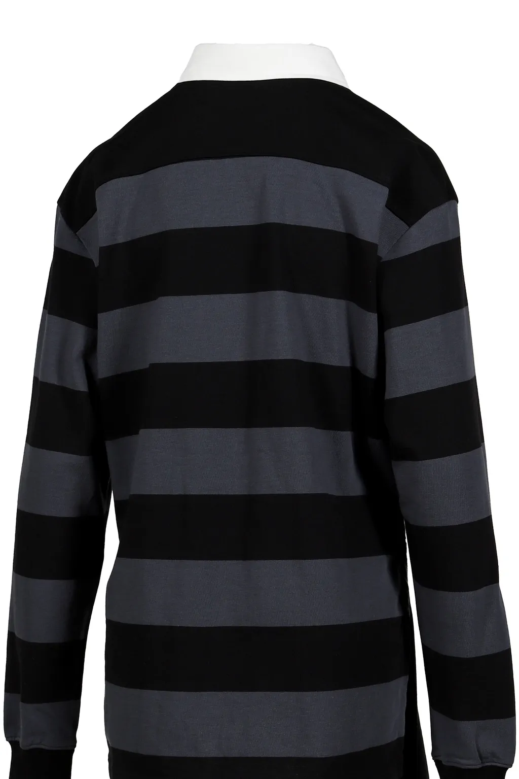 Stripe Trim Rugby Shirt / Cha