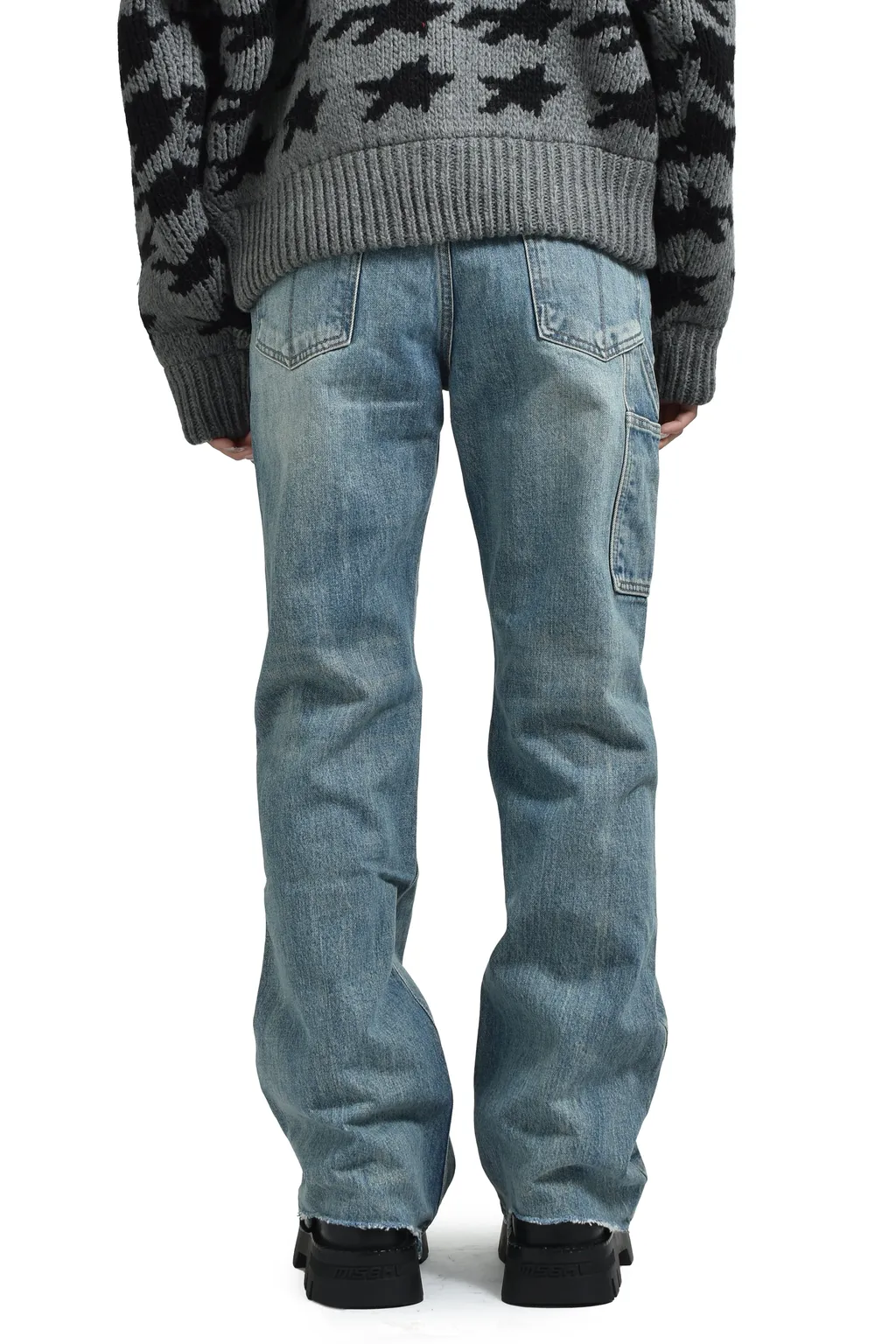 Denim Trucker Pants / Blu