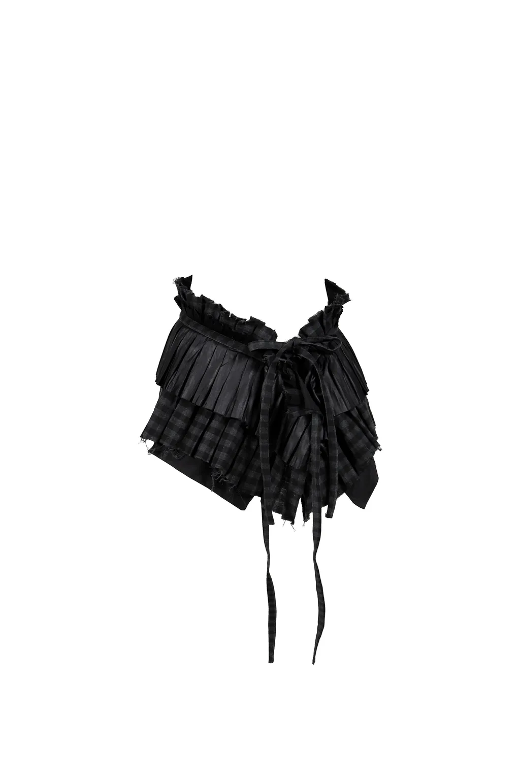 Pleats Layered Pocket Belt / Blk