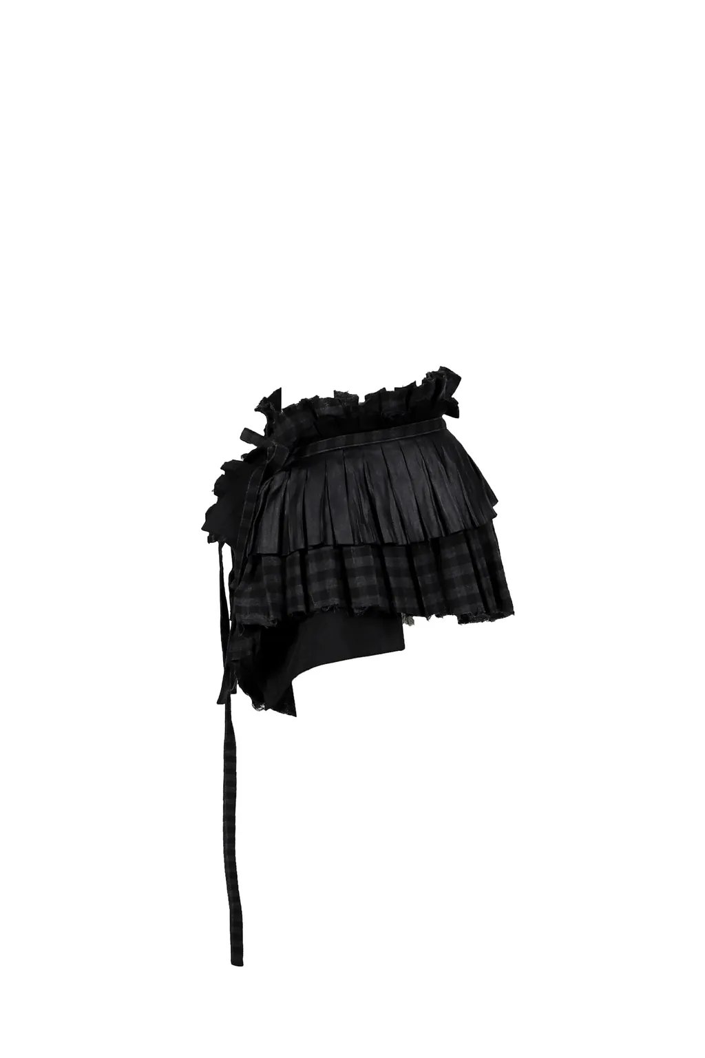 Pleats Layered Pocket Belt / Blk