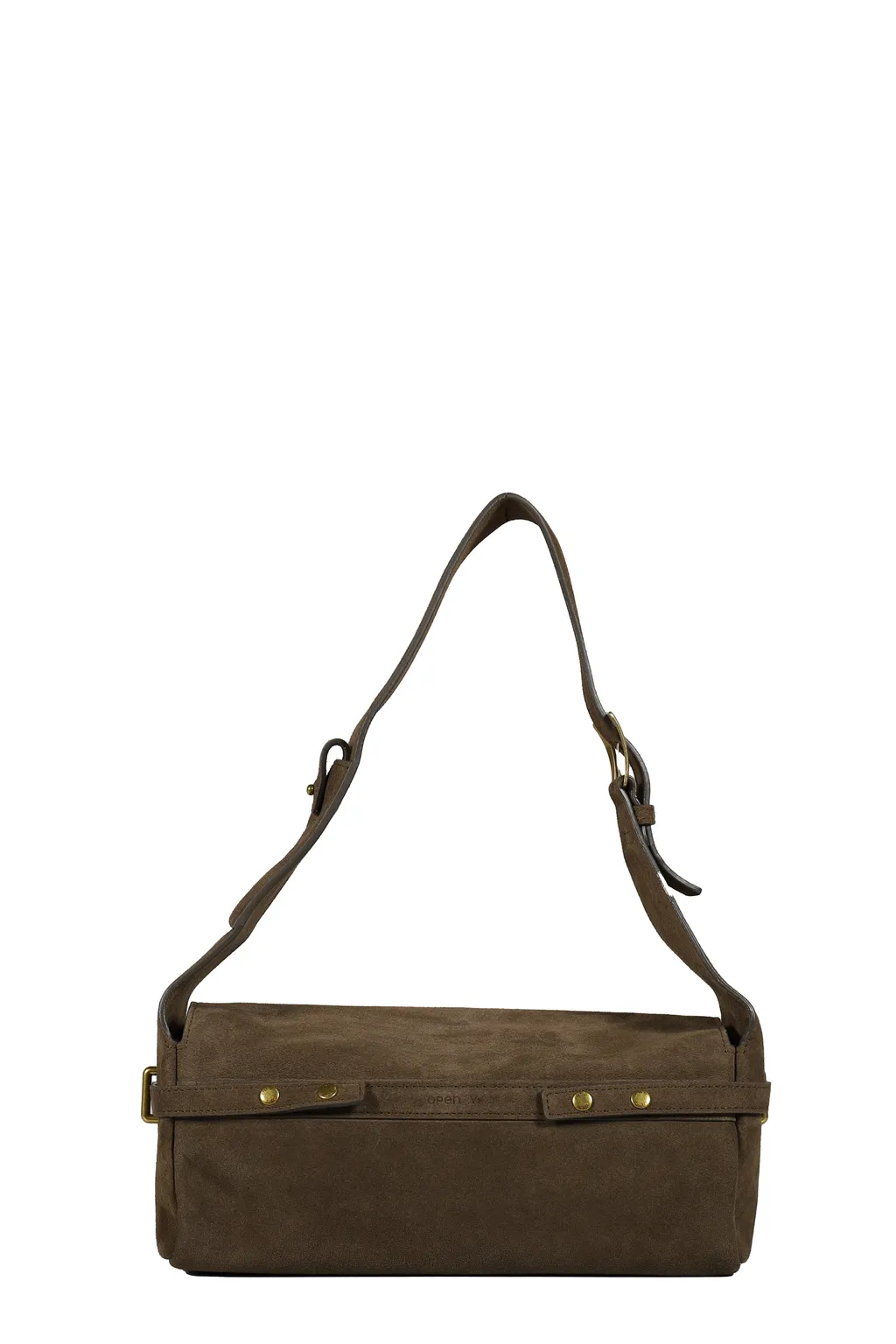 Suede Belting Duffle Bag / Kha Brw