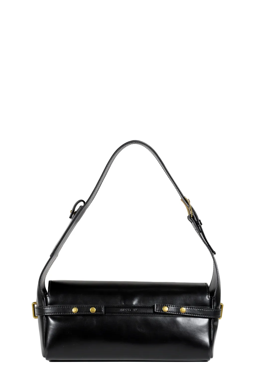 Suede Belting Duffle Bag / Blk