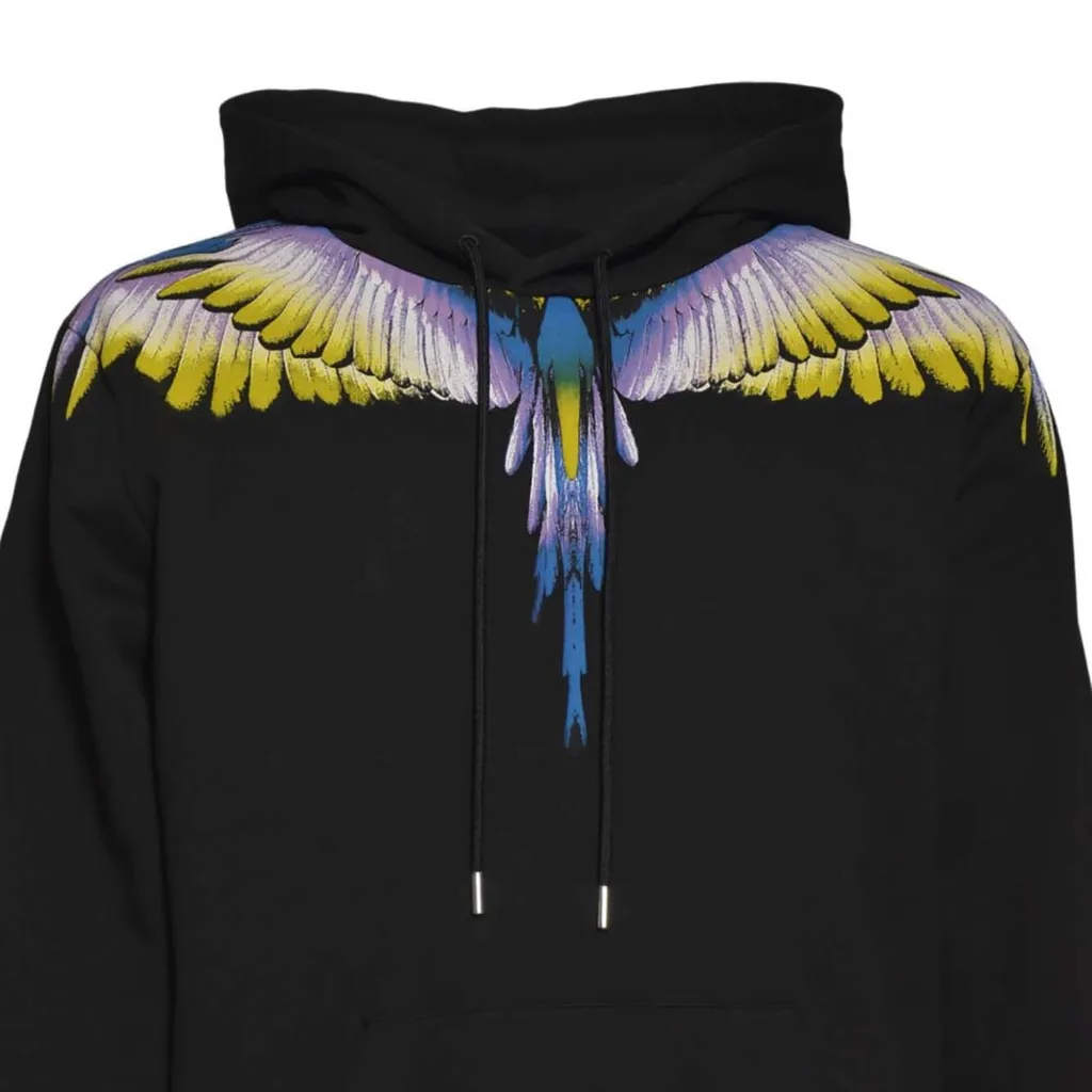 Marcelo Burlon County Of Milan Wings-Print Drawstring Hoodie
