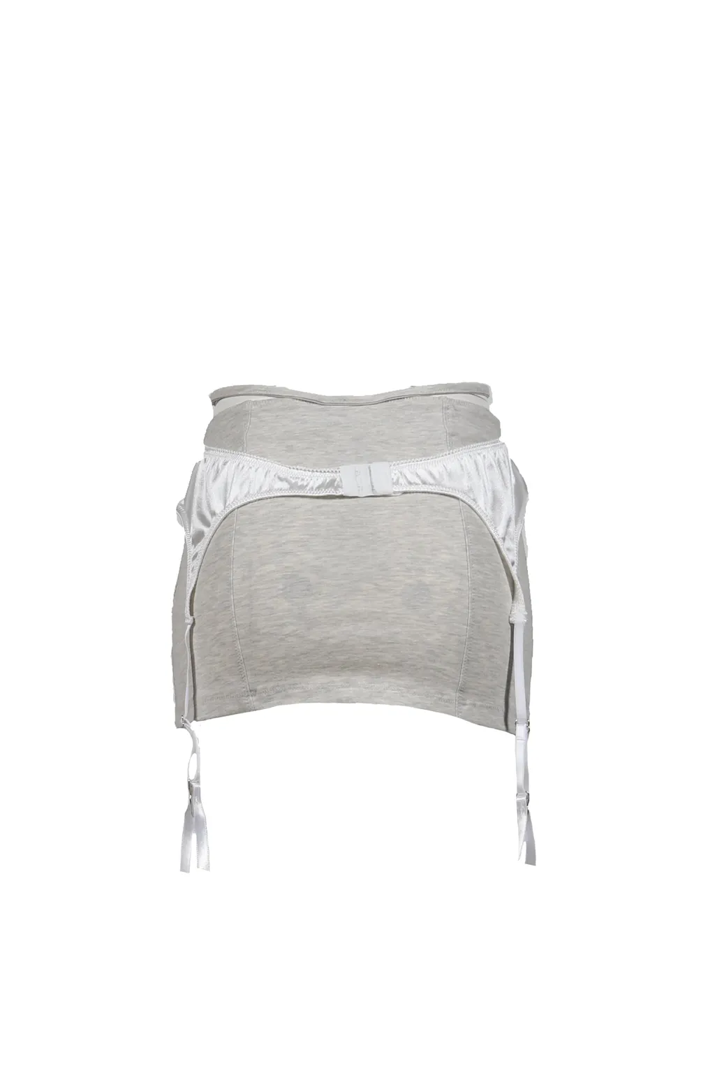Layered Underwear Mini Skirt / Gry