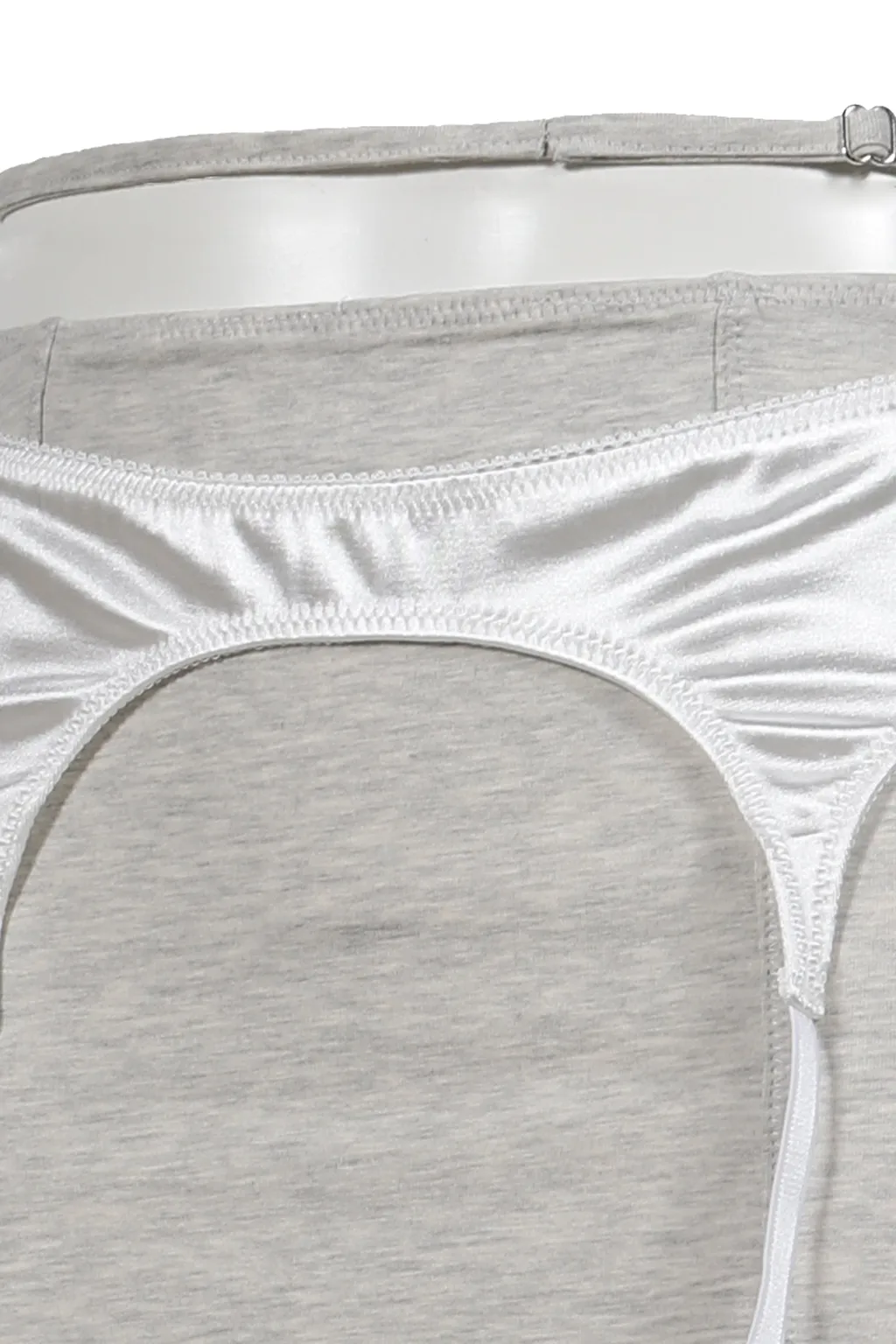Layered Underwear Mini Skirt / Gry