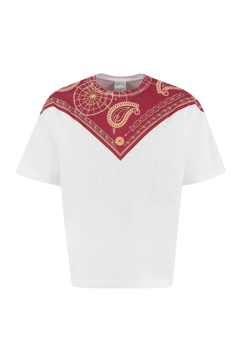 Marcelo Burlon County Of Milan Bandana Printed T-Shirt
