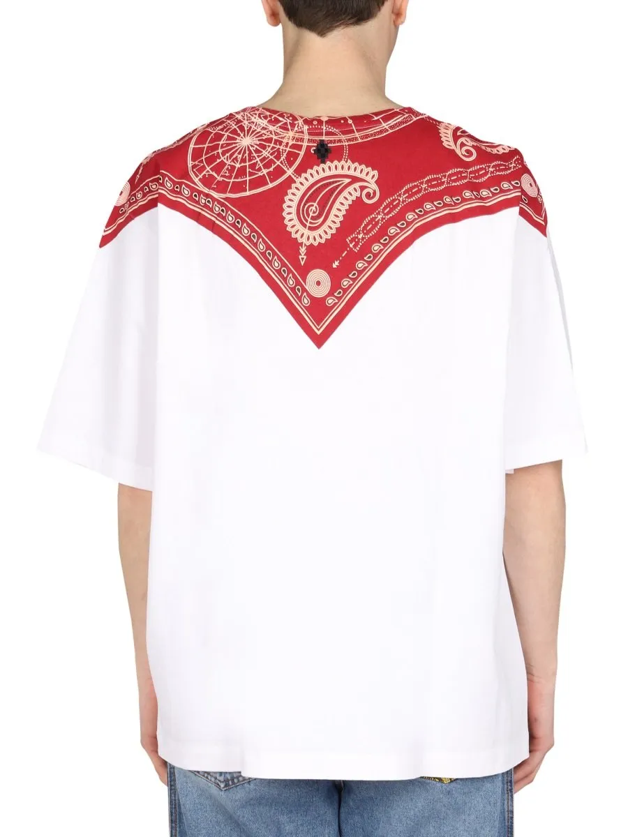 Marcelo Burlon County Of Milan Bandana Printed T-Shirt