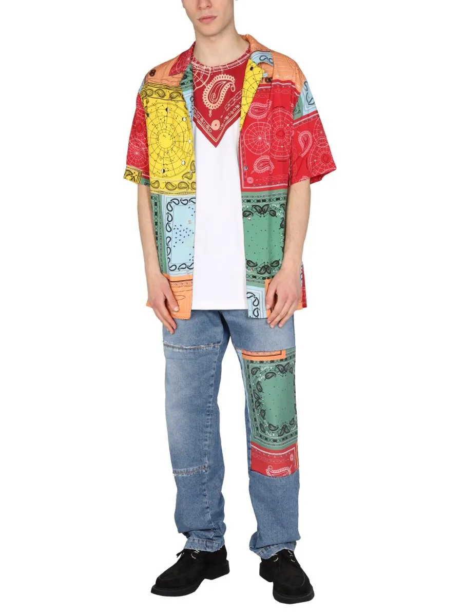 Marcelo Burlon County Of Milan Bandana Printed T-Shirt