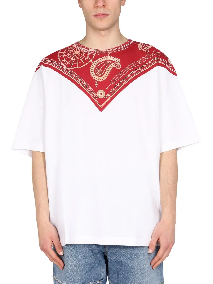 Marcelo Burlon County Of Milan Bandana Printed T-Shirt