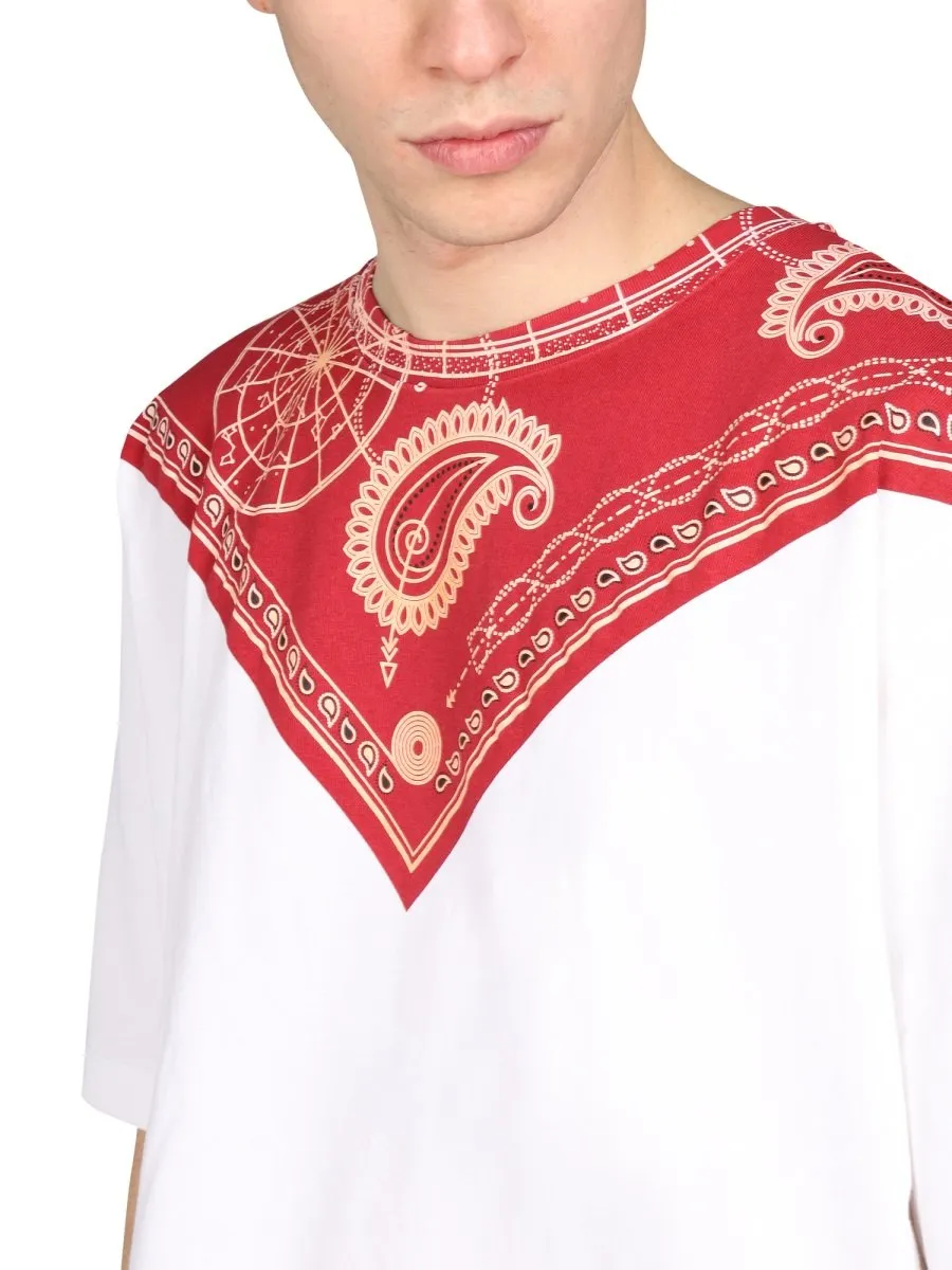 Marcelo Burlon County Of Milan Bandana Printed T-Shirt