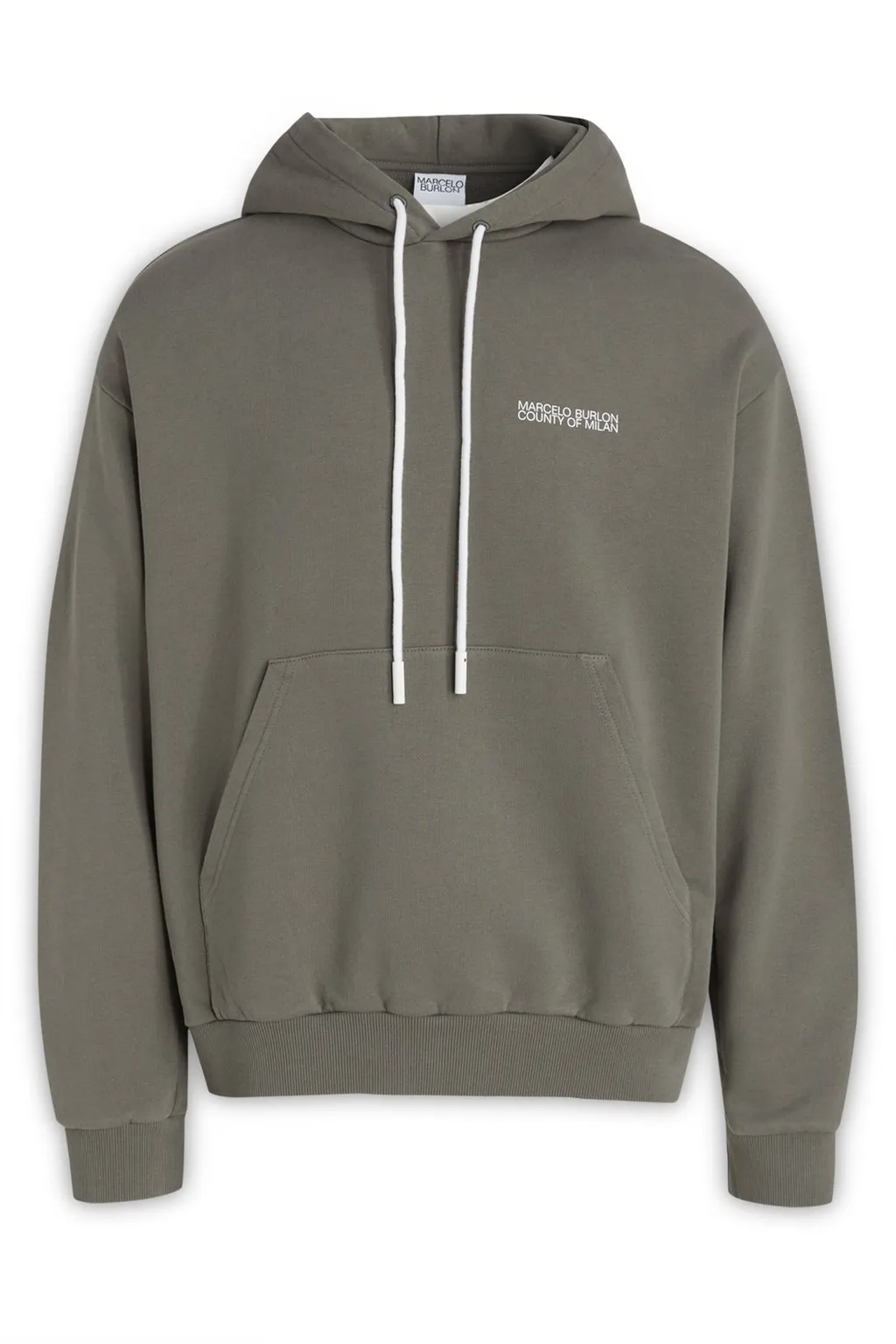 Marcelo Burlon County Of Milan Tempera Cross Drawstring Hoodie