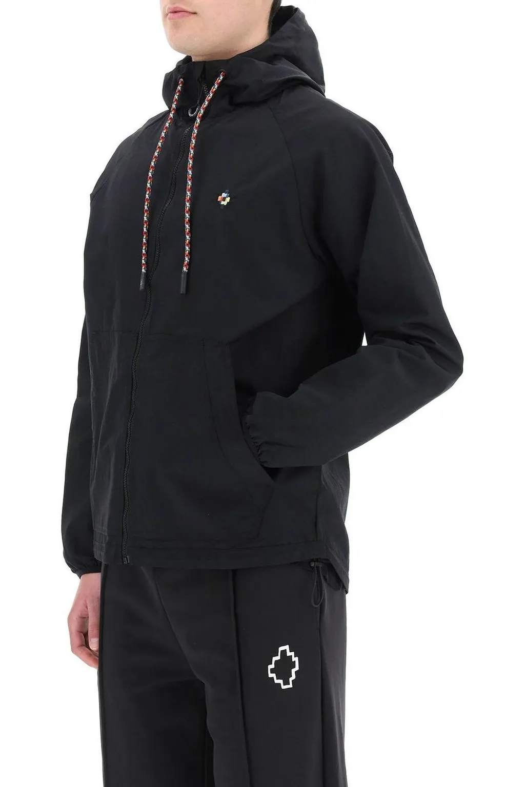 Marcelo Burlon County Of Milan Drawstring Zipped Jacket