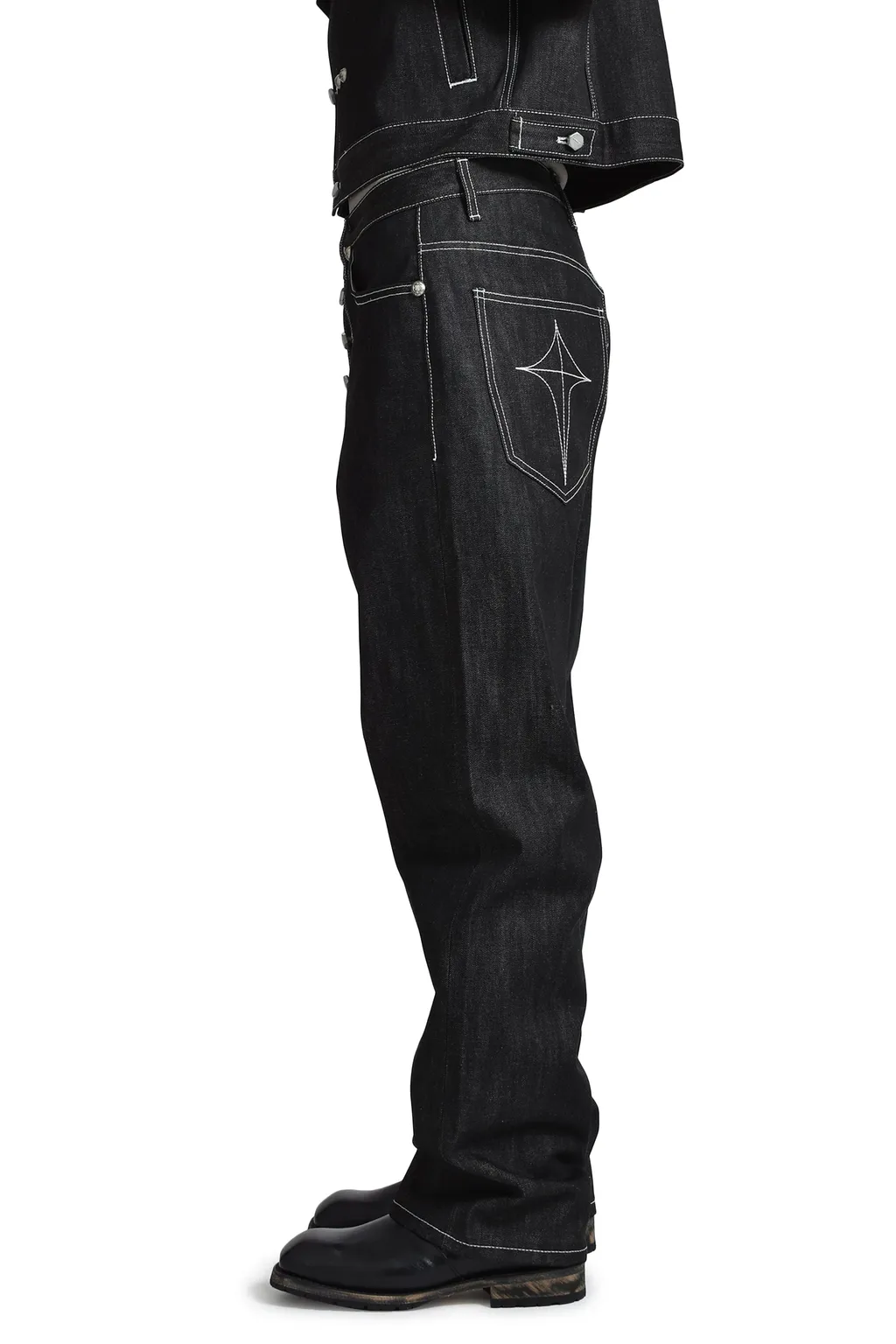 Land Warfare Denim Pants / Blk