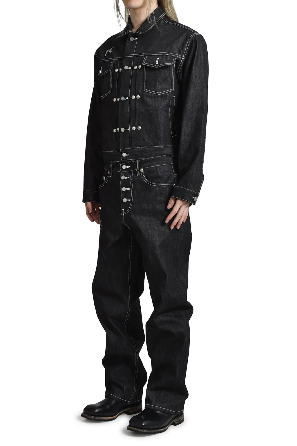 Land Warfare Denim Pants / Blk