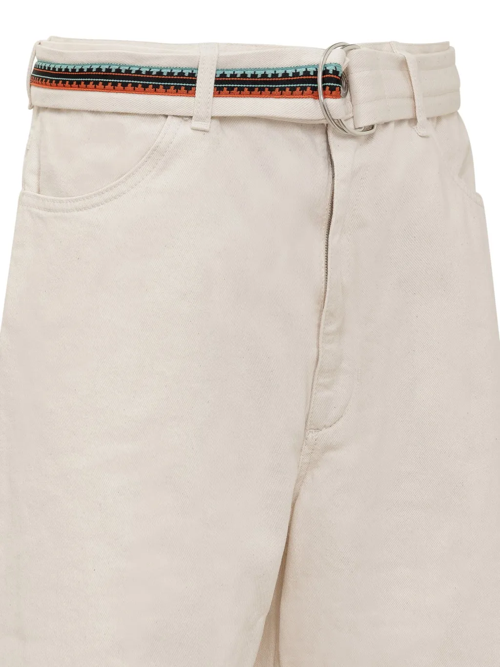 Marcelo Burlon County Of Milan Belted Staight Leg Pants