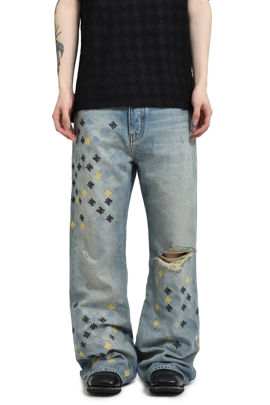 Ma Quad Embroidered Flare / Ind