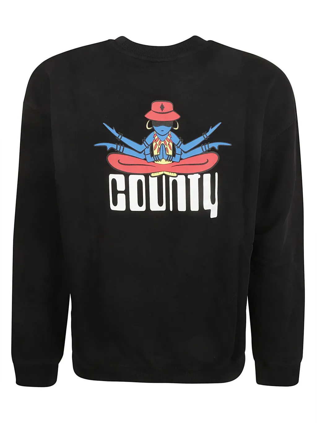 Marcelo Burlon County Of Milan Logo Printed Crewneck Sweatshirt