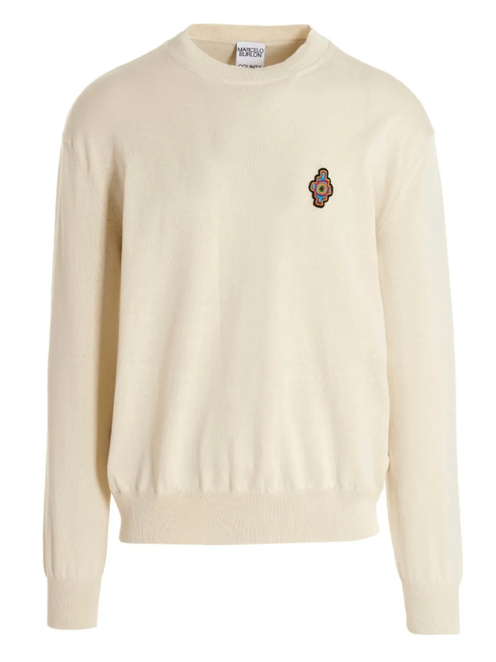 Marcelo Burlon County Of Milan Sunset Cross Knitted Sweater