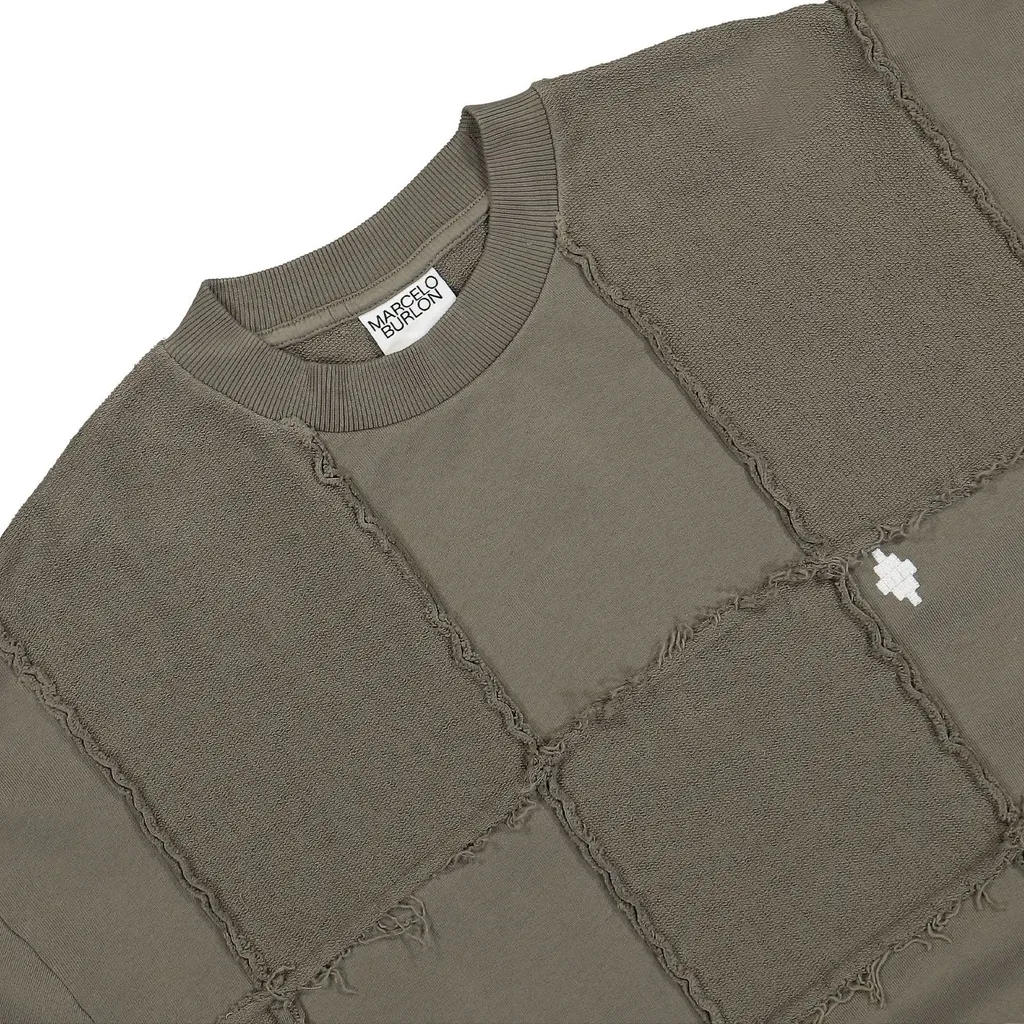 Marcelo Burlon County Of Milan Cross Embroidered Sweatshirt