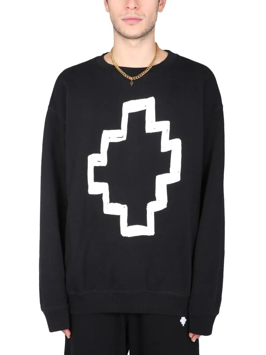 Marcelo Burlon County Of Milan Cross Crewneck Sweatshirt