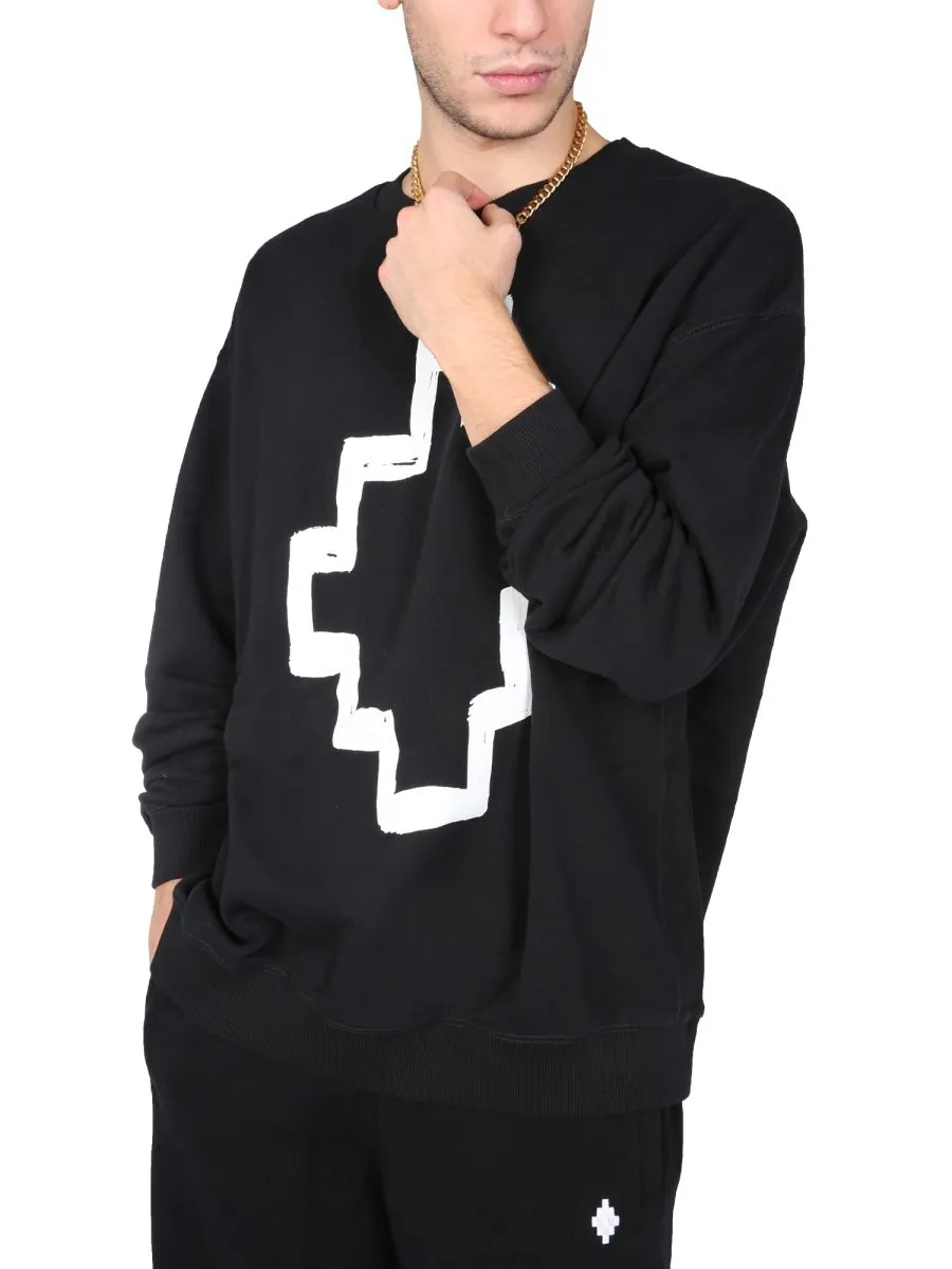 Marcelo Burlon County Of Milan Cross Crewneck Sweatshirt