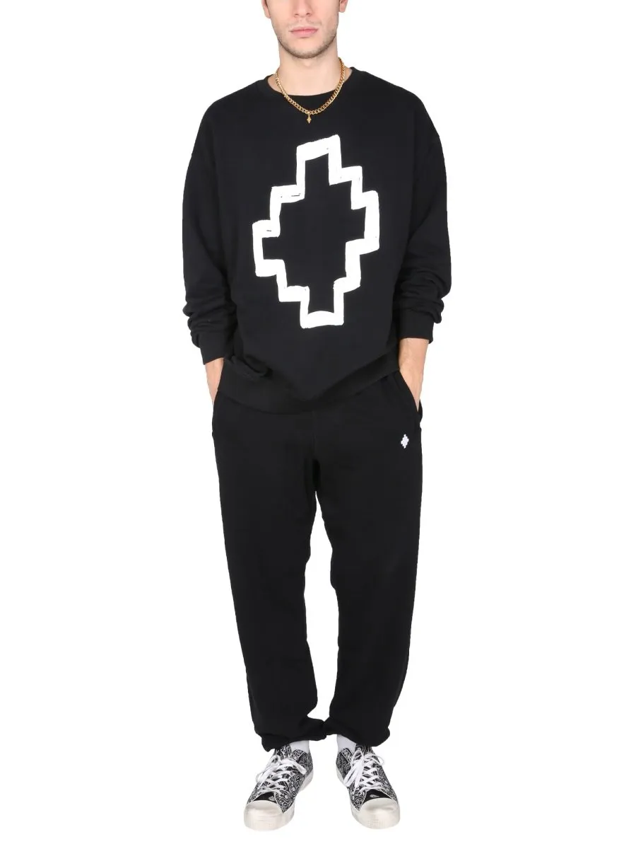 Marcelo Burlon County Of Milan Cross Crewneck Sweatshirt