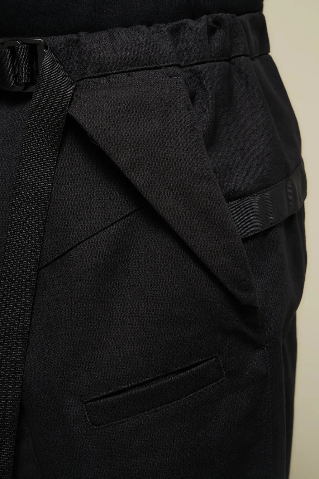Cotton Web Belt Vent Pants Gen. 1.1 / Blk