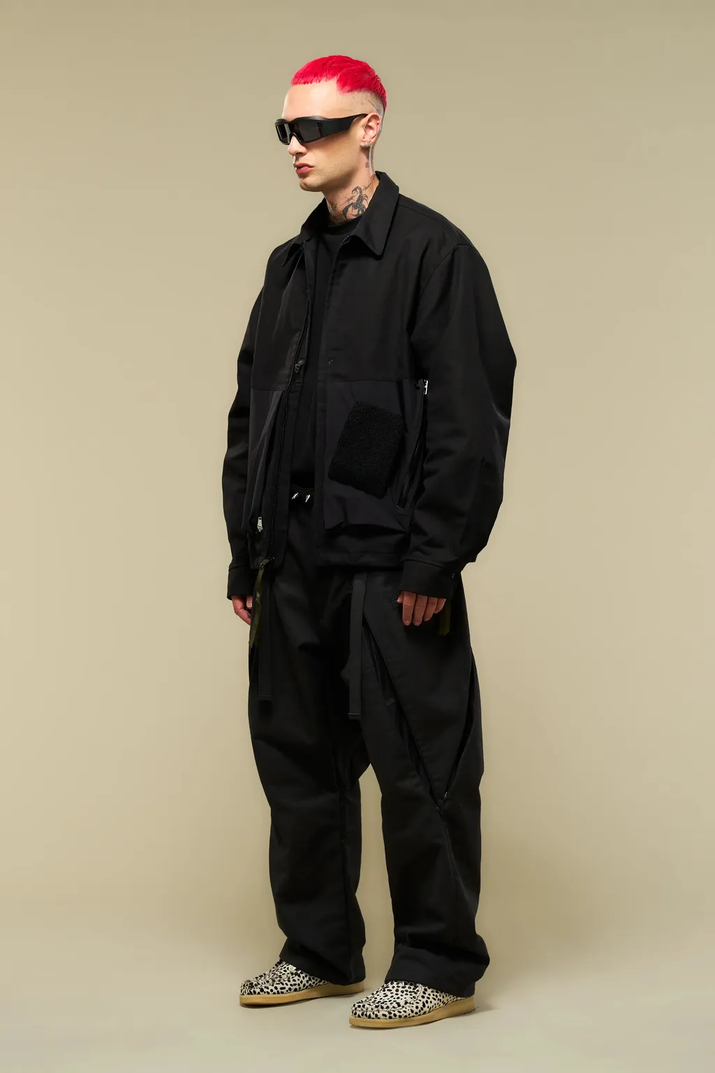 Cotton Web Belt Vent Pants Gen. 1.1 / Blk