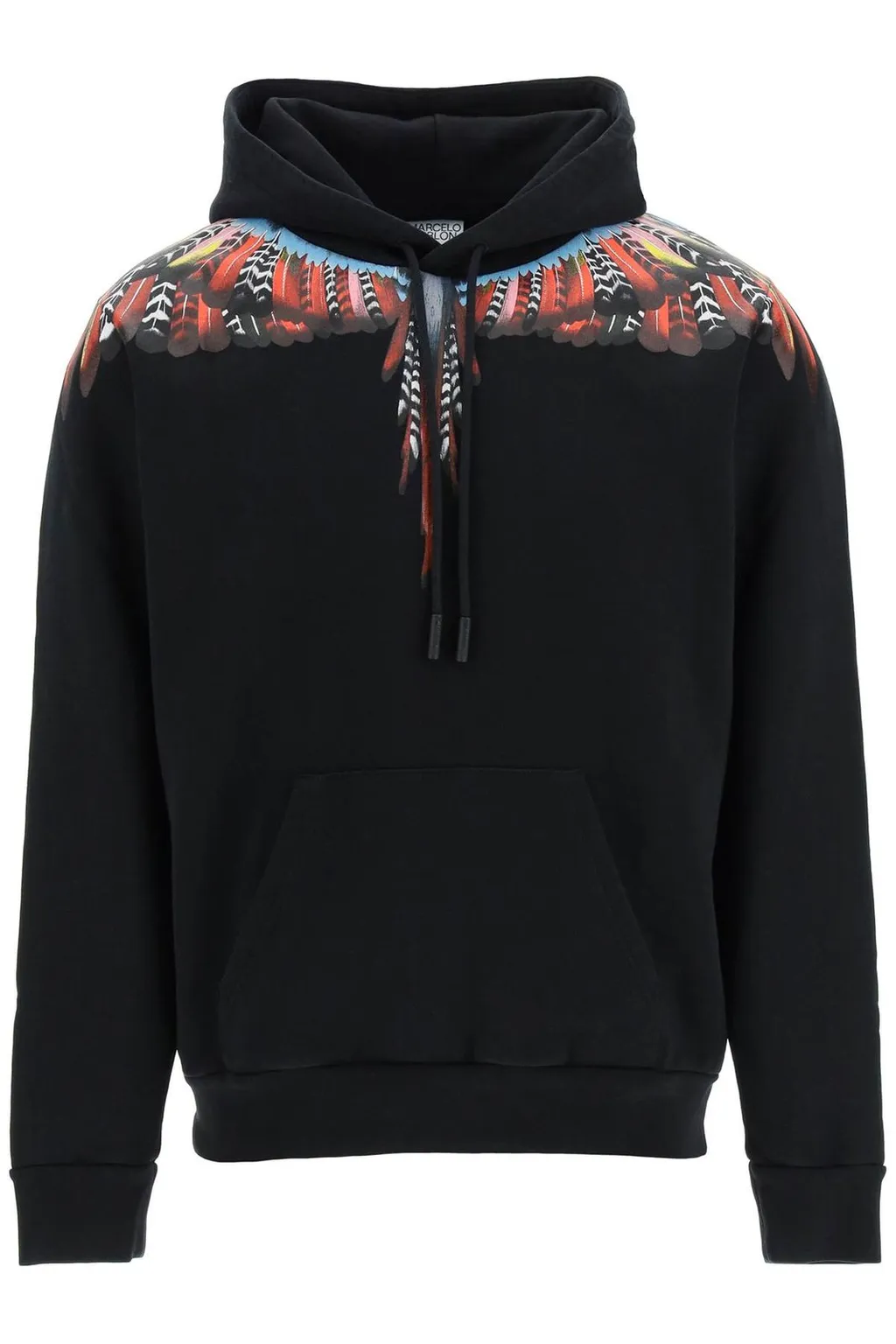Marcelo Burlon County Of Milan Drawstring Wings Hoodie