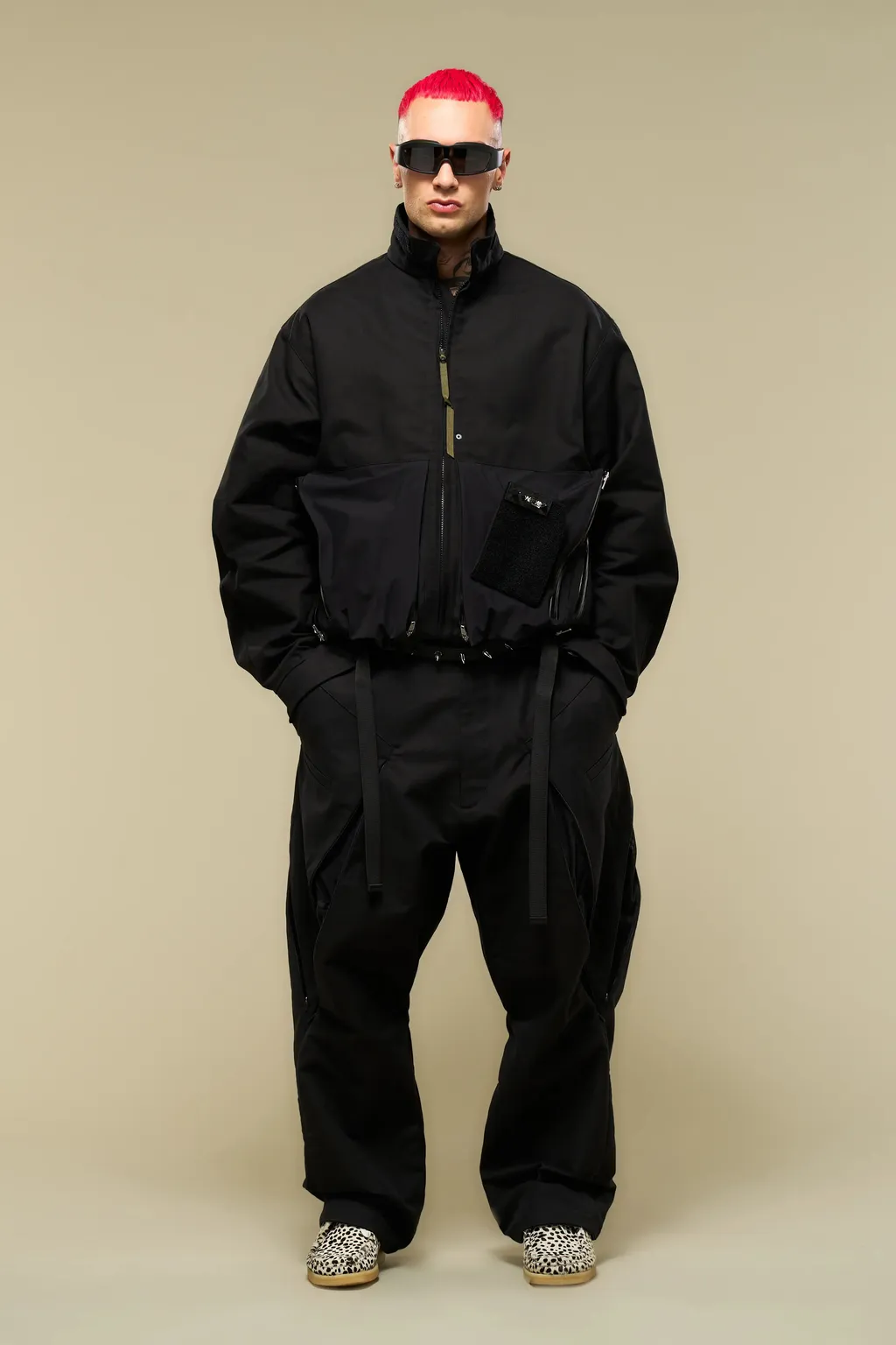 Cotton Web Belt Vent Pants Gen. 1.1 / Blk