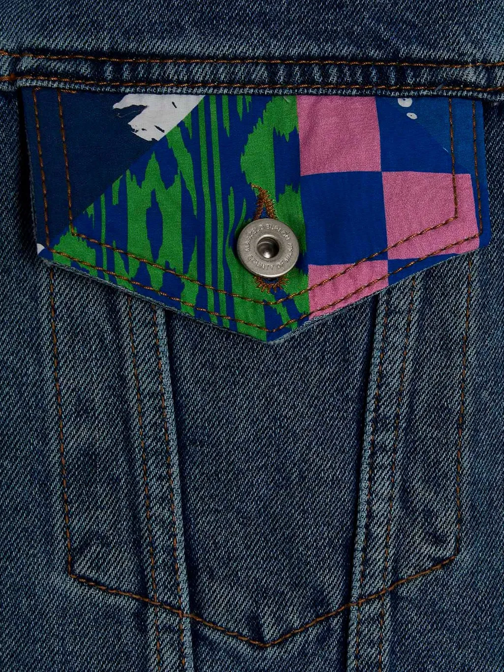 Marcelo Burlon County Of Milan Mix Match Denim Jacket