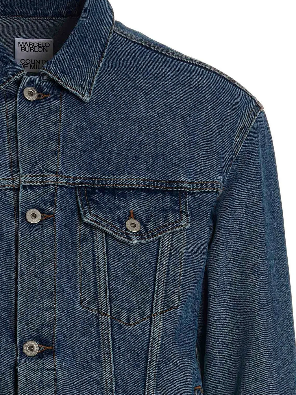 Marcelo Burlon County Of Milan Mix Match Denim Jacket