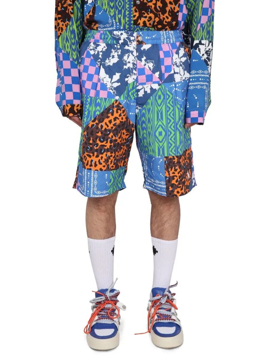 Marcelo Burlon County Of Milan Graphic Printed Shorts