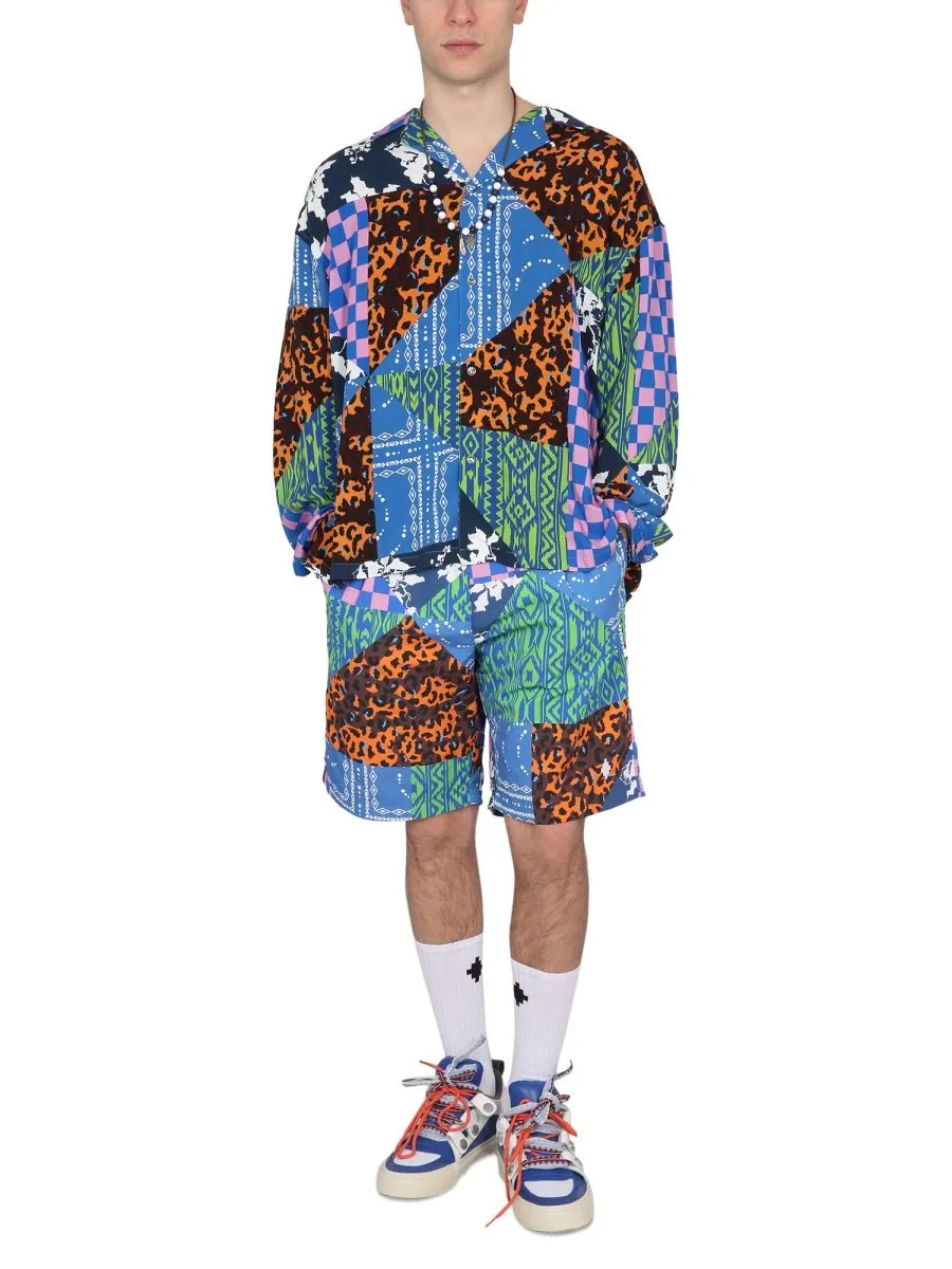 Marcelo Burlon County Of Milan Graphic Printed Shorts