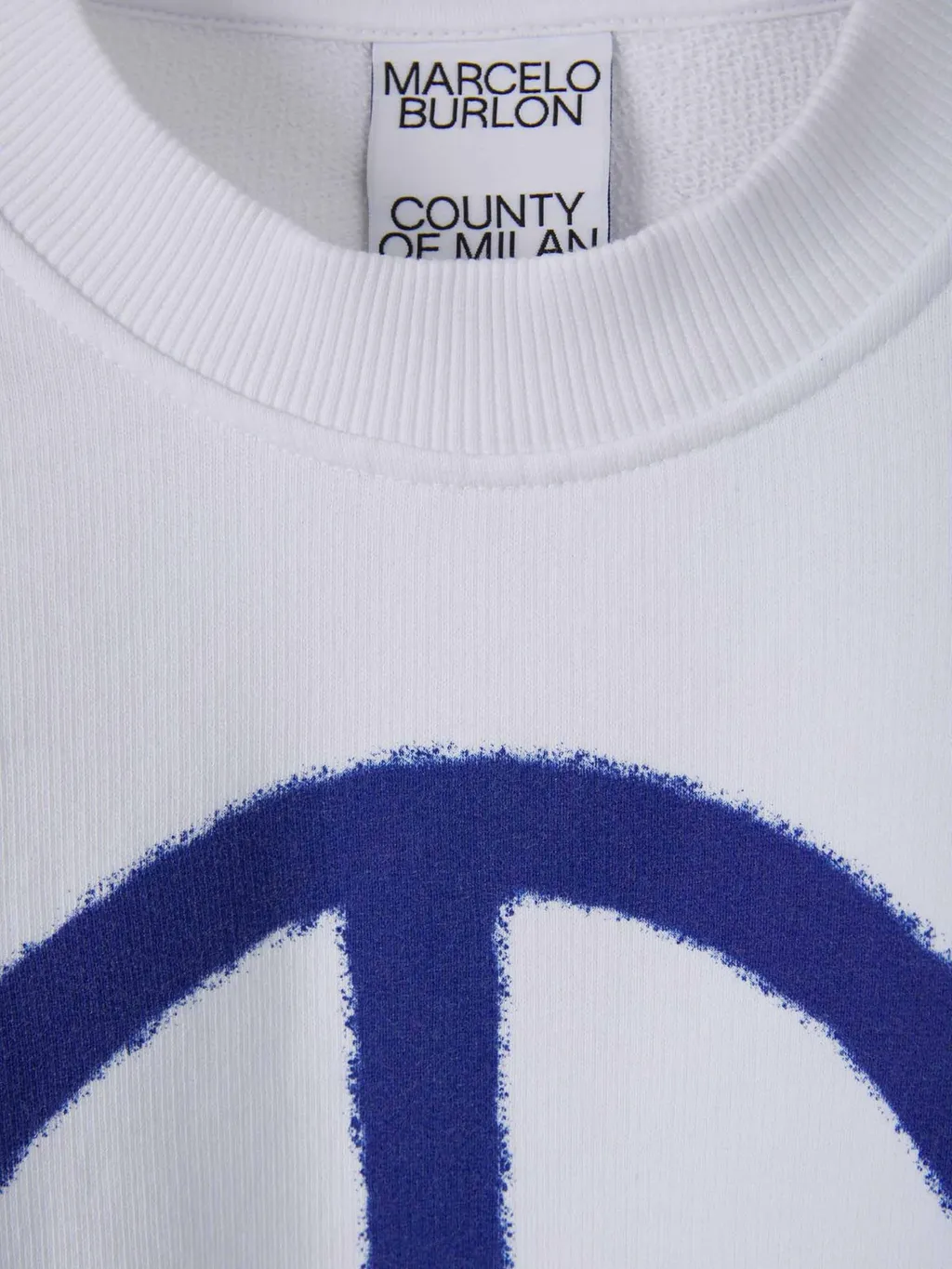 Marcelo Burlon County Of Milan Logo Printed Crewneck Sweatshirt