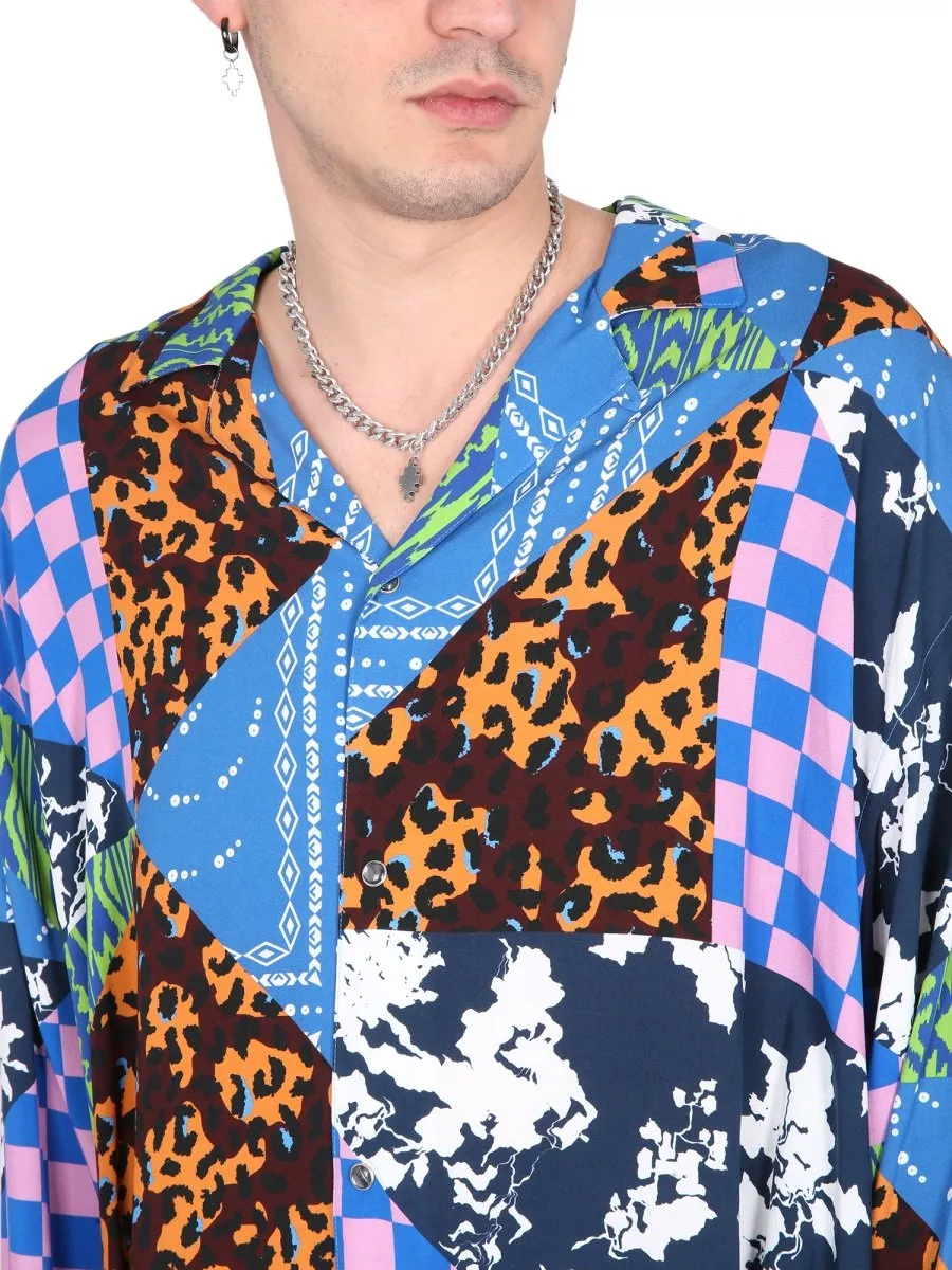 Marcelo Burlon County Of Milan Hawaii Mix Match Shirt