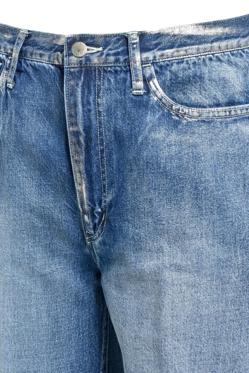 Foil Denim Pants / Ind