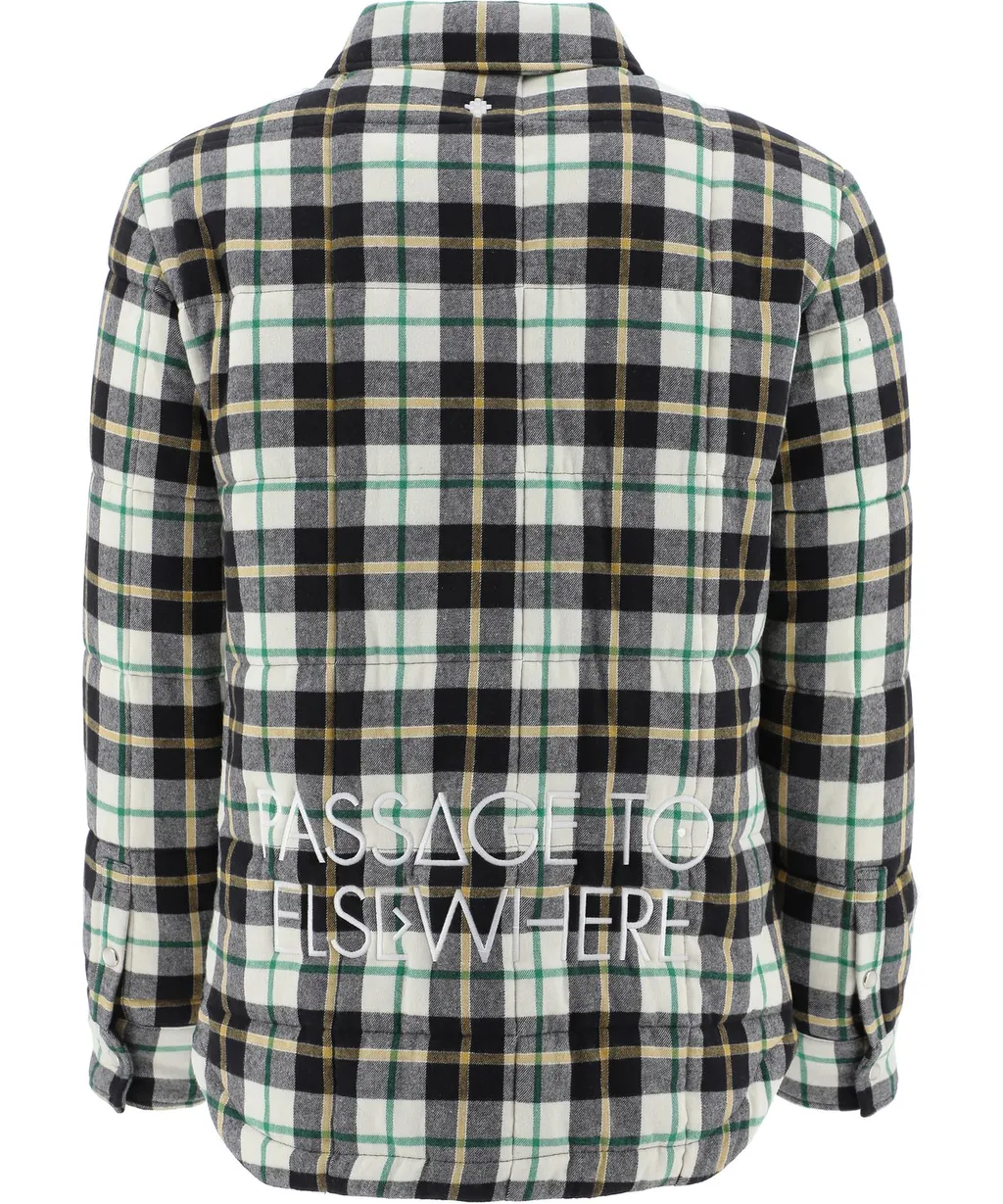 Marcelo Burlon County Of Milan Padded Pocket Checked Shirt