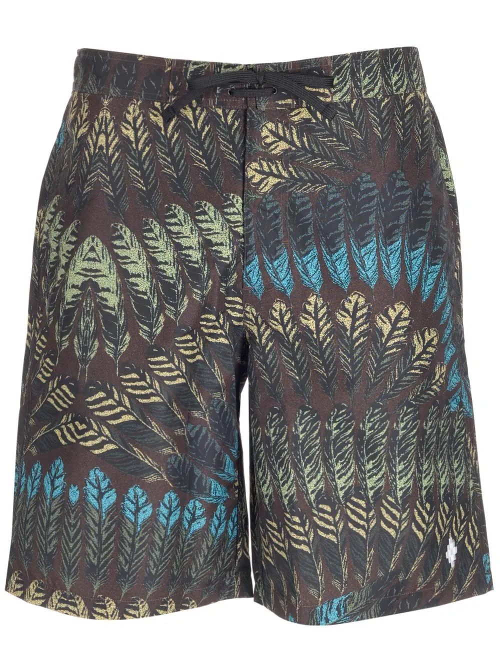 Marcelo Burlon County Of Milan Feathers Printed Shorts