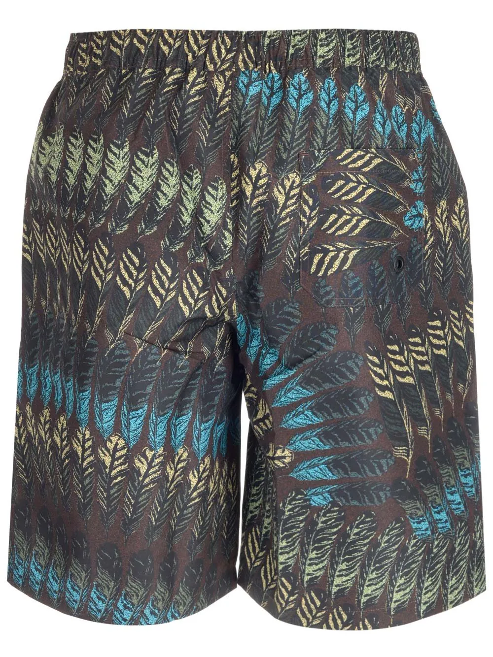 Marcelo Burlon County Of Milan Feathers Printed Shorts